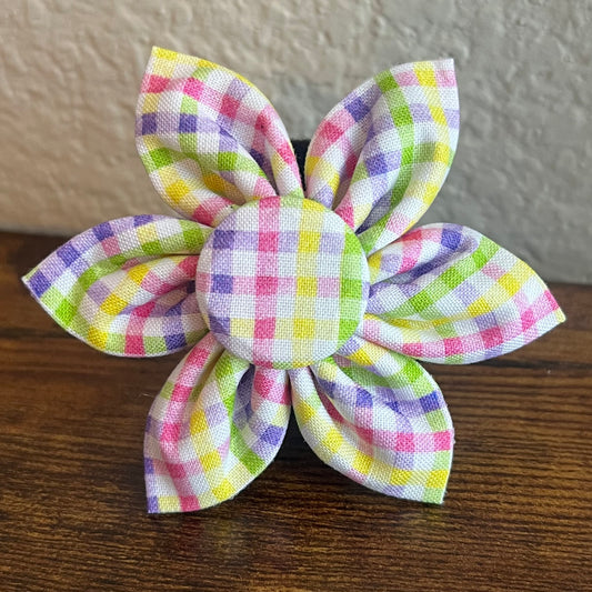 Spring Plaid Flower