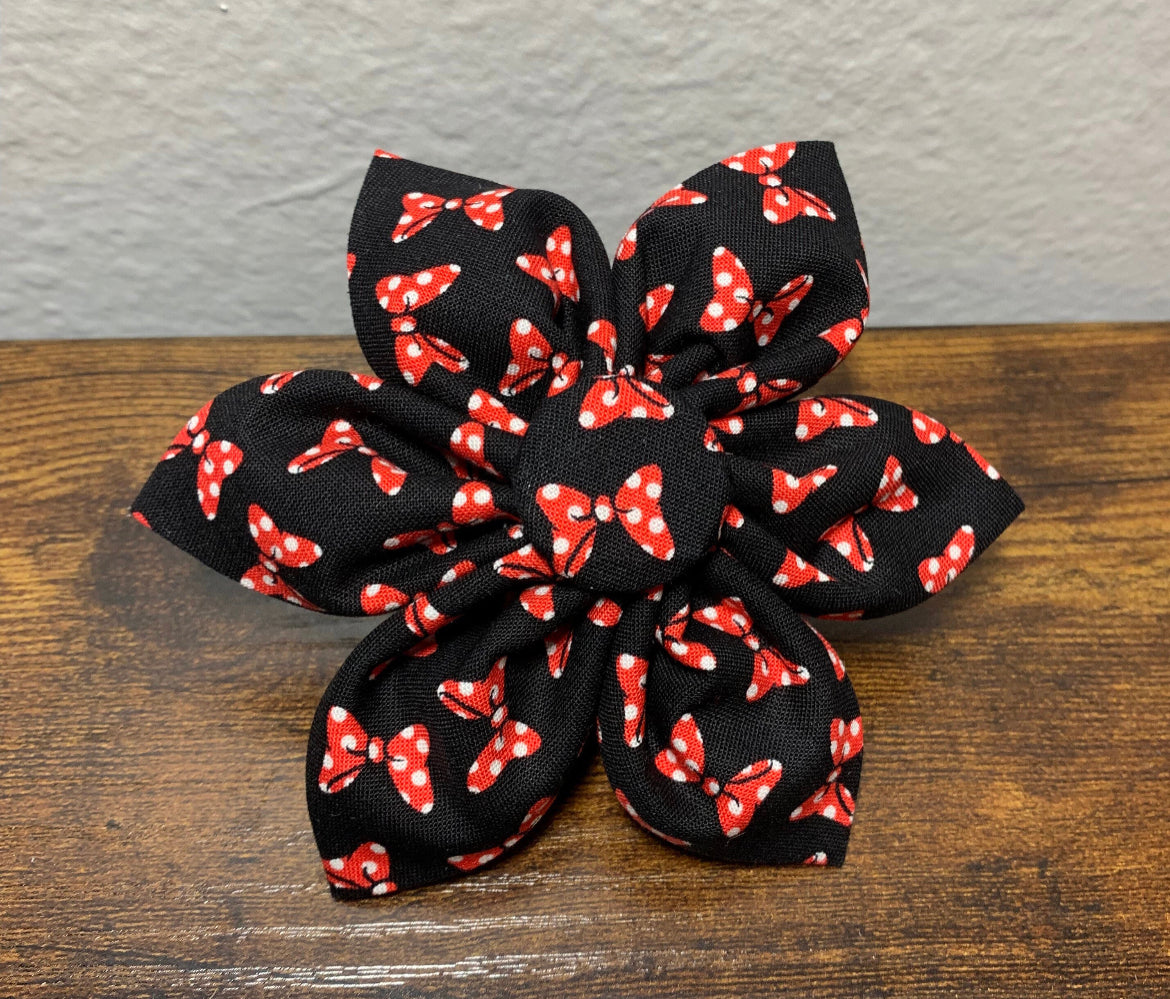 Minnie Mouse Bow Flower