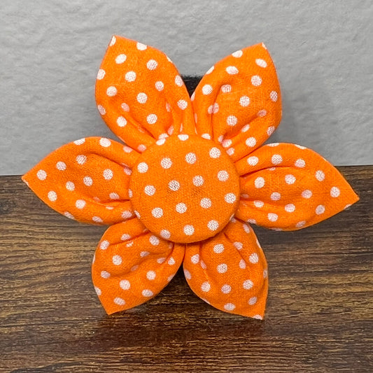 Orange Polka Dot Flower