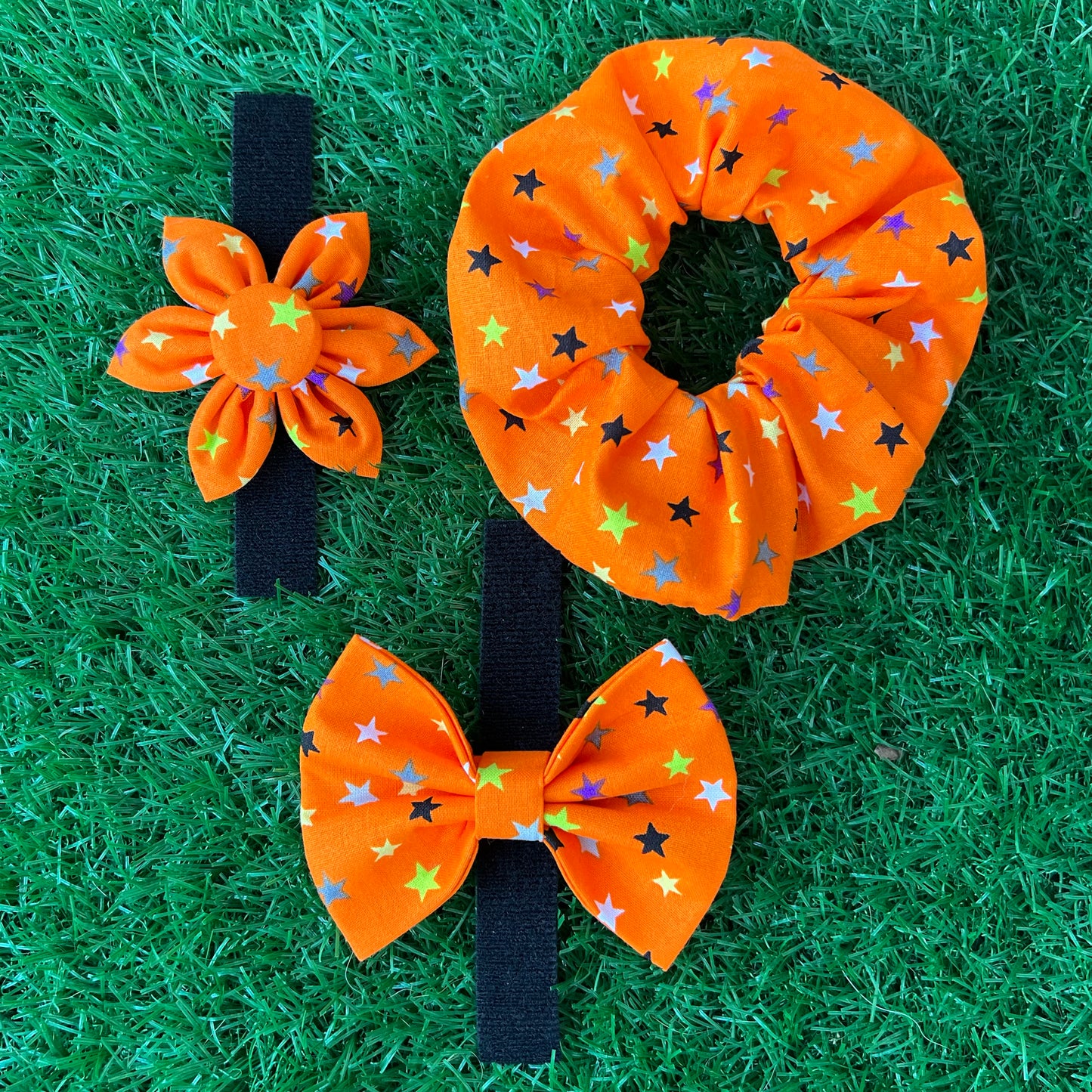 Halloween Stars Scrunchie