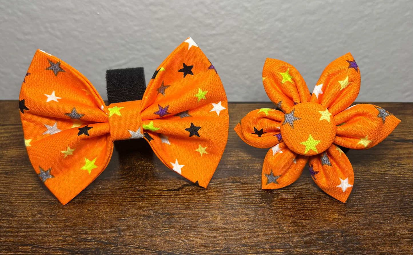 Halloween Stars Flower - Orange