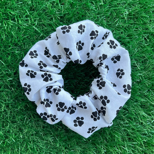 Paw Print Scrunchie