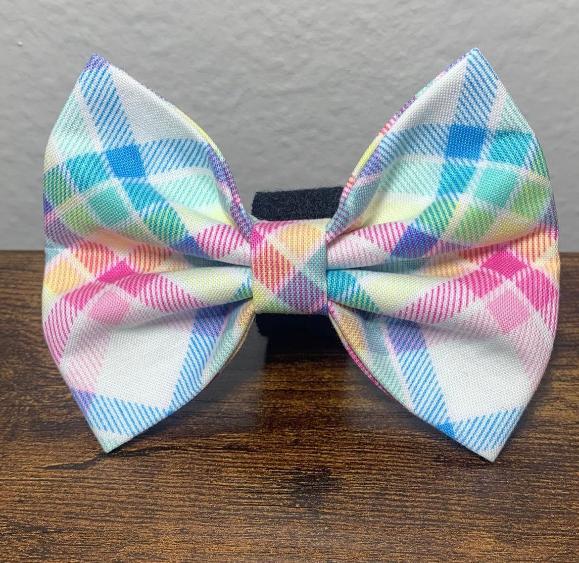 Easter Plaid Bow tie