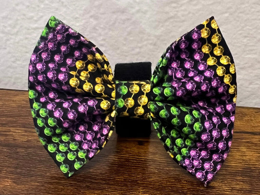 Mardi Gras Beads Bow tie