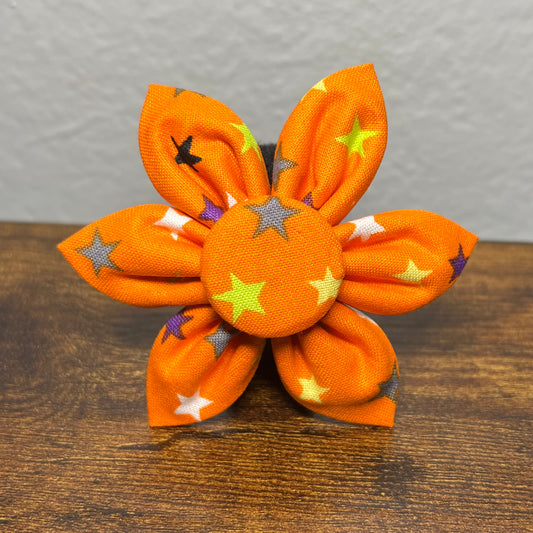 Halloween Stars Flower - Orange