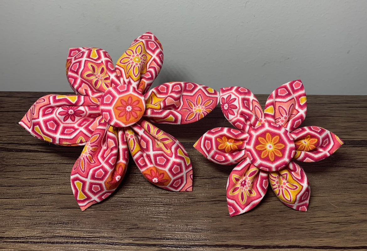 Pink Geometric Flower