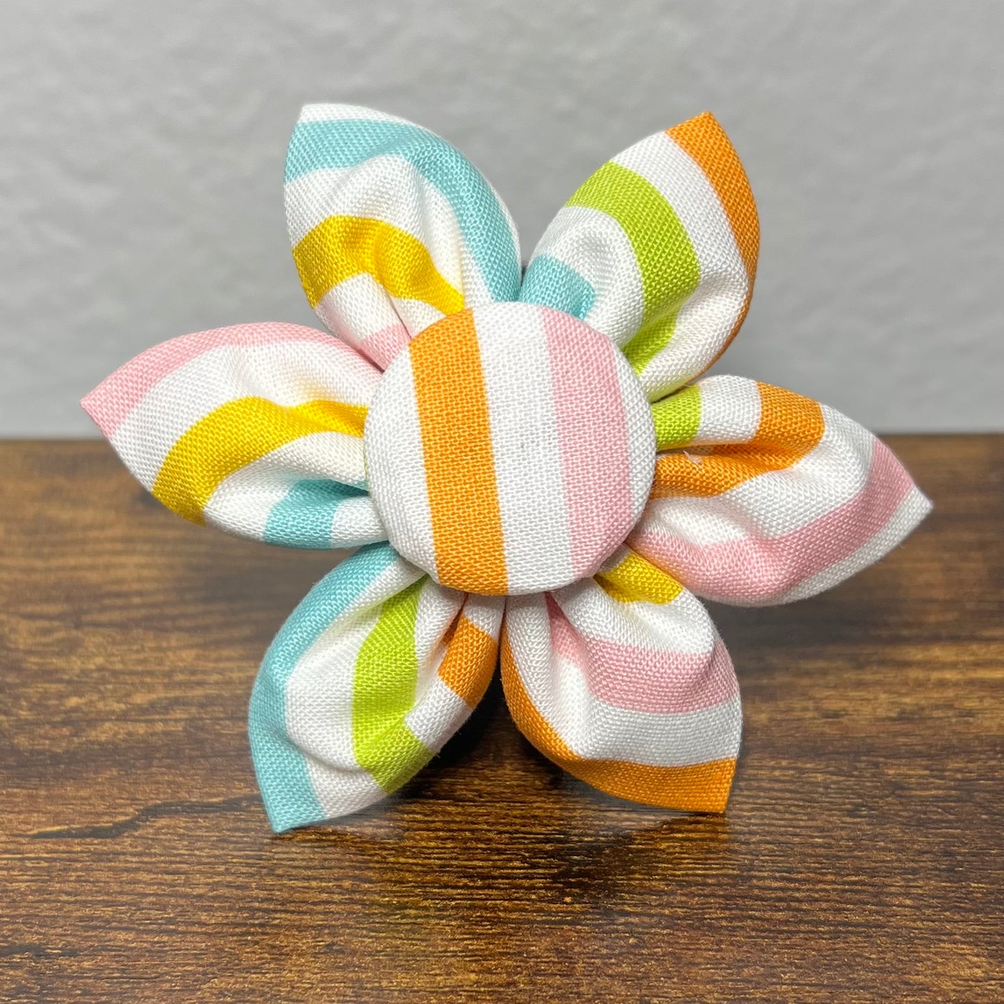 Pastel Stripes Flower