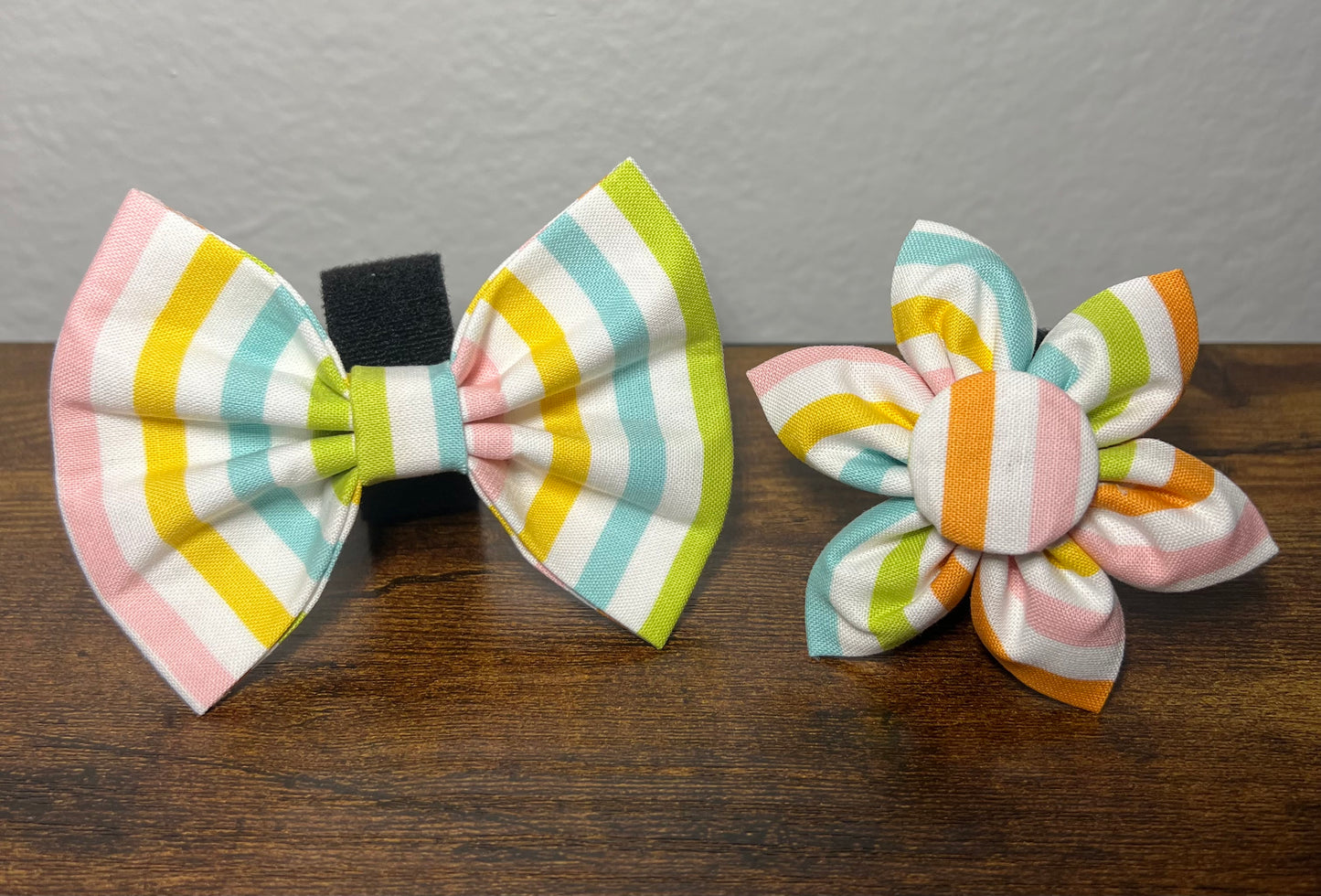 Pastel Stripes Bow tie