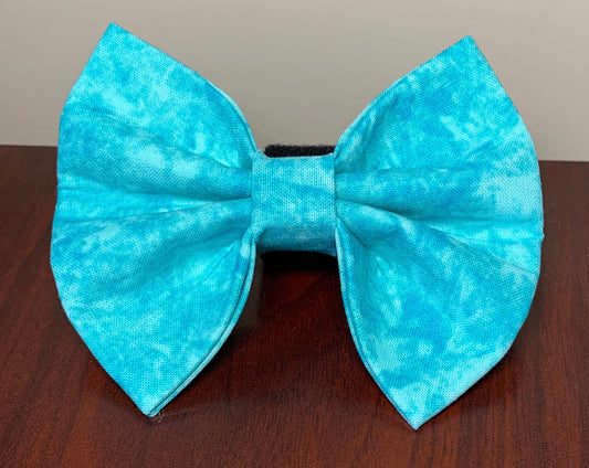 Blue Watercolor Bow tie